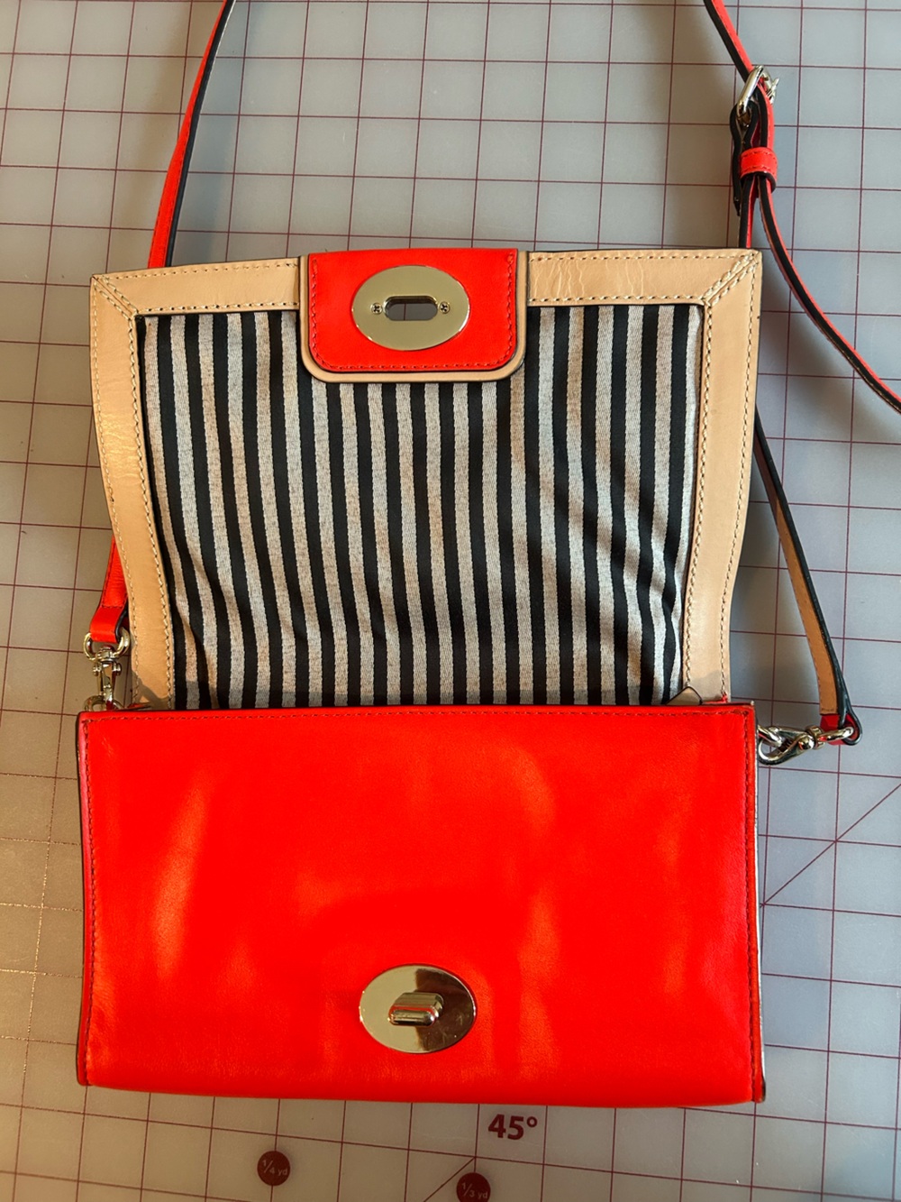 kate spade Bright Red Turnlock Crossbody - Picture 3 of 7